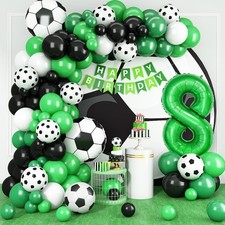 8th Birthday Football Balloon