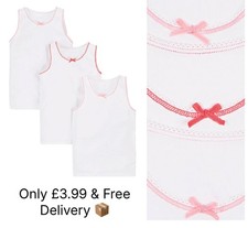 Mothercare Girls 3 Pack White
