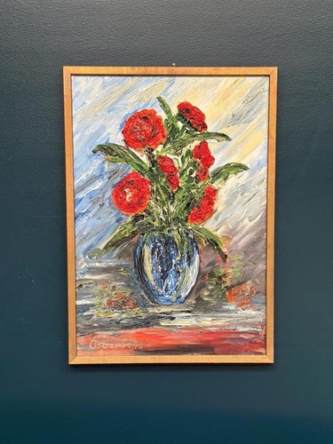 Original swedish oil canvas - original,