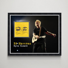 Ed Sheeran - British Pop Superstar  Signed Framed Photo Display