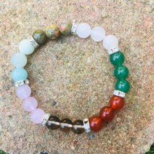 Fertility Pregnancy Baby IVF Conception healing crystal Wish Bracelet Gift