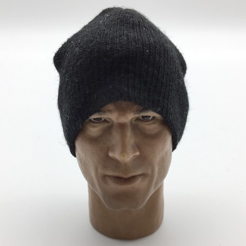 Scale black beanie hat - 1/6,