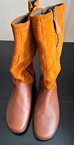 Hotter brown leather - hotter, leather/suede