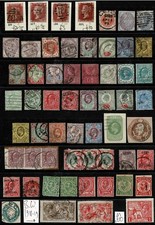 GB QV-E7-GV stamp collection