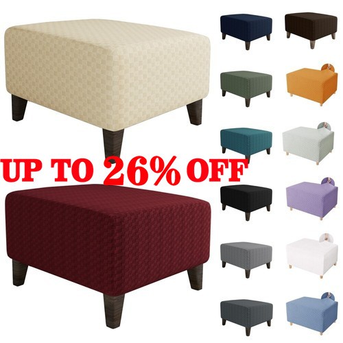 Footstool cover stretch stool - footstool,