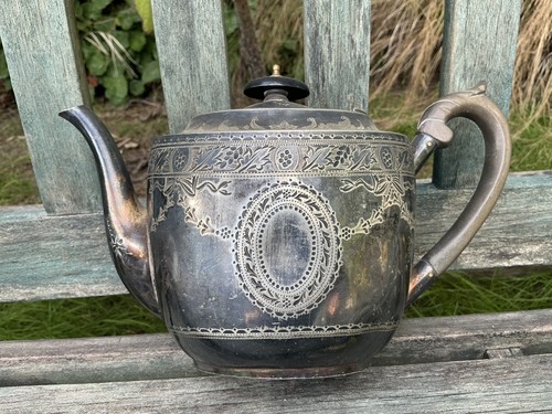 Antique victorian silver plate - antique,