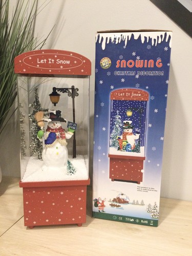 Snow globe snowman - snowman, box