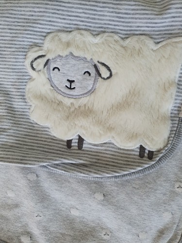 Mothercare blanket lamb grey - lamb,