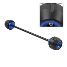 Blue Front Wheel Axle Fork Crash Slider For Kawasaki Z900 2017-2019