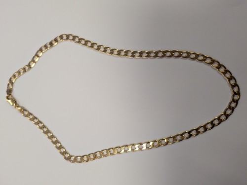 9ct gold curb - curb, chain
