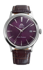 Orient bambino purple dial - bambino,