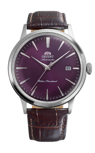 Orient bambino purple - bambino, dial