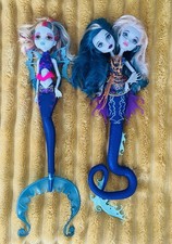 Monster High Doll Lagoona Blue And Pearl And Peri Serpentine Bundle