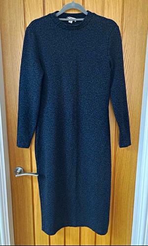 Whistles dress navy leopard - dress,