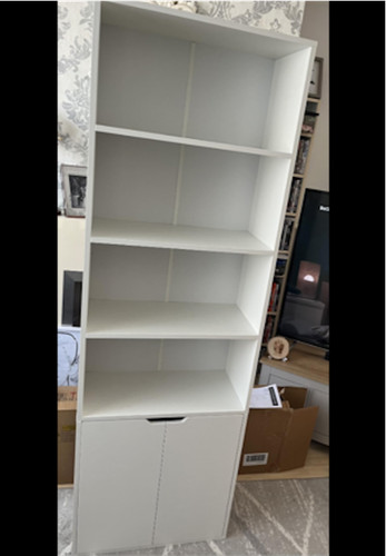 Tall narrow bookcase - tall,