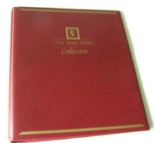 WESTMINSTER 'GREAT BRITAIN' LUXURY PADDED 4-RING STAMP ALBUM,EXCELLENT CONDITION