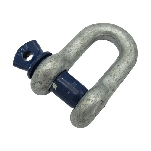 Galvanised lifting dee shackle - galvanised,
