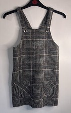 Stylish F&F plaid pinafore dress in a UK size 9-10 years