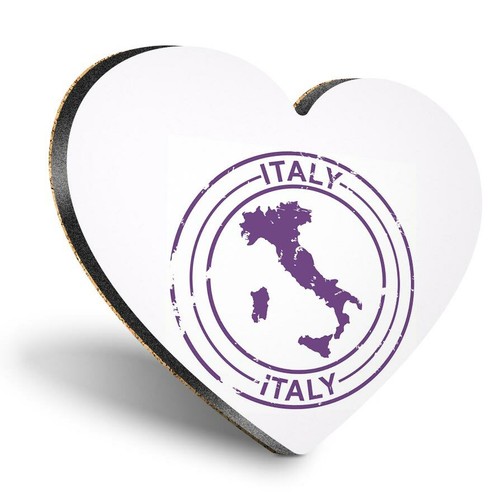 Heart mdf coasters - mdf, italian