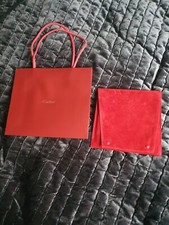 Cartier empty pouch with paper - empty,