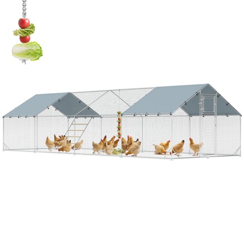 Metal chicken coop - 26', 10'