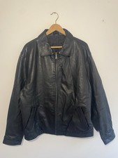 Men’s Vintage Black Leather