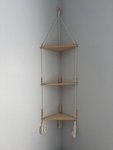 Boho corner floating shelves - floating,