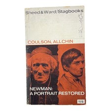 Newman Portrait Restored Coulson Allchin First Edition 1965 Trade Paperback