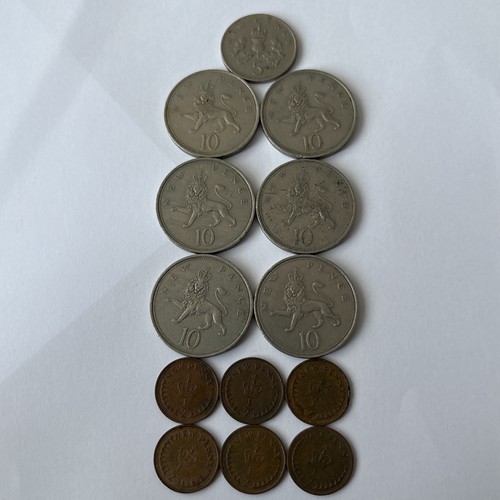 Job lot old british coins - old,