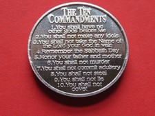 Ten Commandments Coin x1