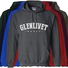 GLENLIVET MORAY HOODIE Scotland college varsity style