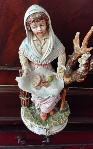 Vintage capodimonte figurine - vintage,