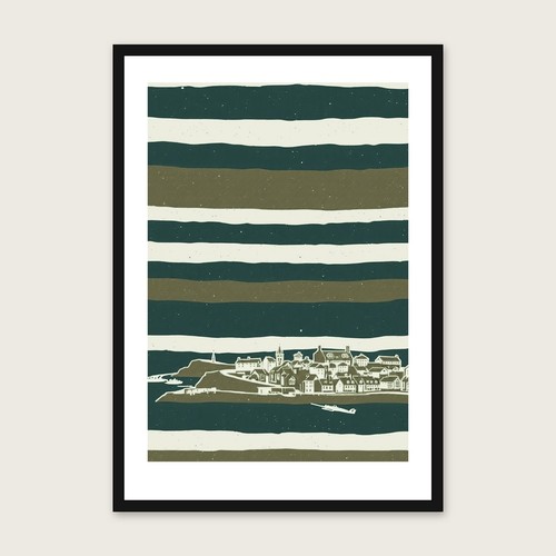 Mawgan porth wall art - wall,