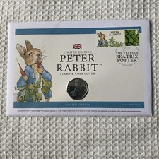 Peter rabbit 50p stamp - rabbit,