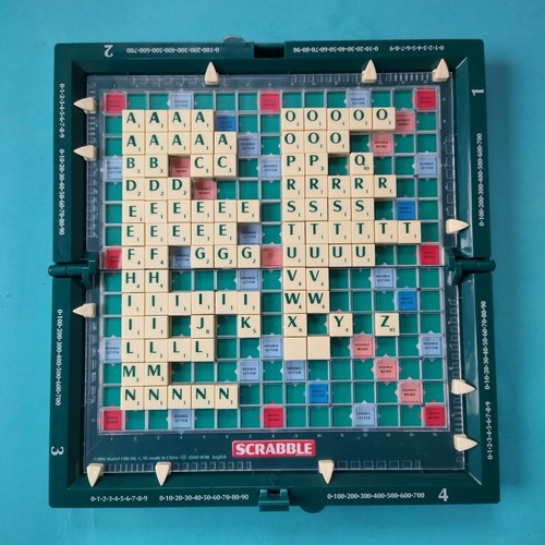 Travel scrabble clip letter - scrabble,