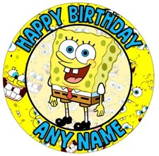 7.5" SpongeBob Birthday Cake