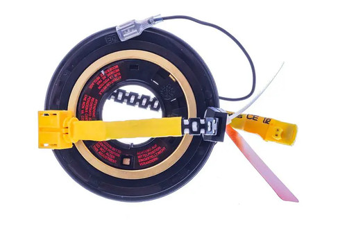 Steering wheel winder airbag