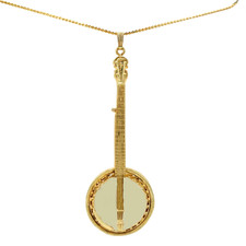 Necklace Banjo Gold Necklace