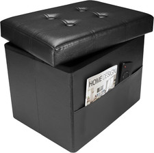 Ottoman with Storage Foot