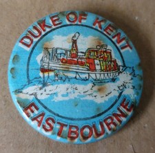DUKE OF KENT LIFEBOAT, EASTBOURNE Vintage Collectors Pin Badge c1970s 30mm