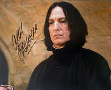Alan Rickman Hand Signed