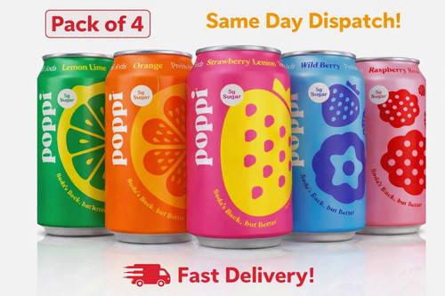 New poppi soda pack - new, of