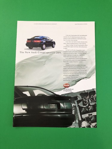Audi coupe quattro 20v - quattro,
