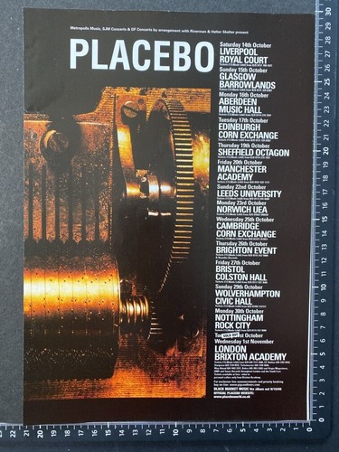 Placebo tour dates - uk,