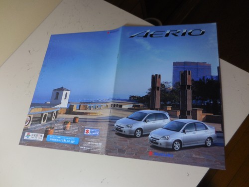Suzuki aerio japanese brochure - suzuki,