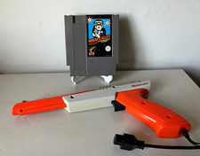 Hogan's Alley & Light Gun Zapper - NES Nintendo Cartridge PAL RARE GAME