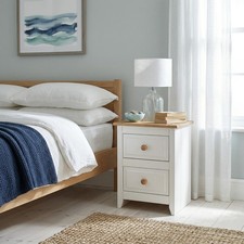 Capri 2 Drawer Petite Bedside