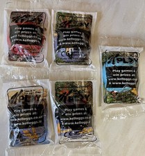 Vintage Kellogg's Cereal Toys (5): Warner Bros. 5/20, 7/20, 8/20, 9/20 Unopened