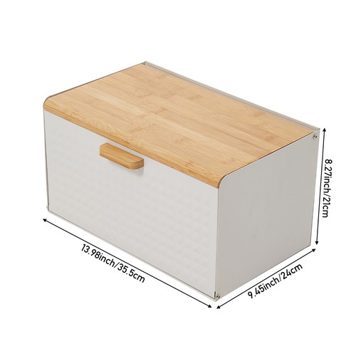Large metal bread - metal, bin