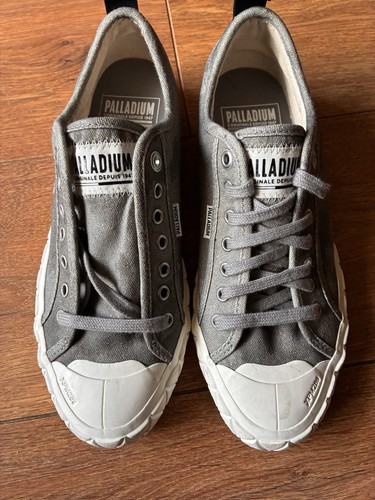 Palladium grey canvas - palladium, trainers
